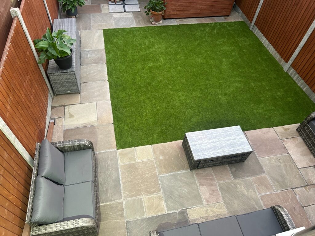 Raj Tumbled Sandstone Paving