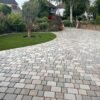 Santa fee tumbled block paving