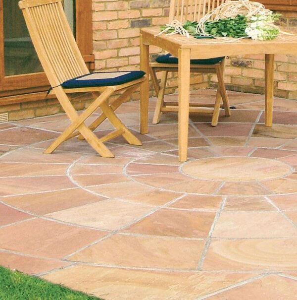Circle 3.30 Mtrs - Modak Rose Sandstone